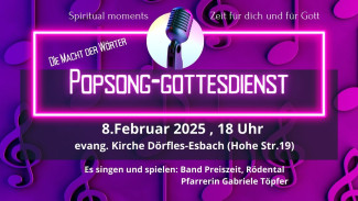 Popsong Gottesdienst 08.02.2026 